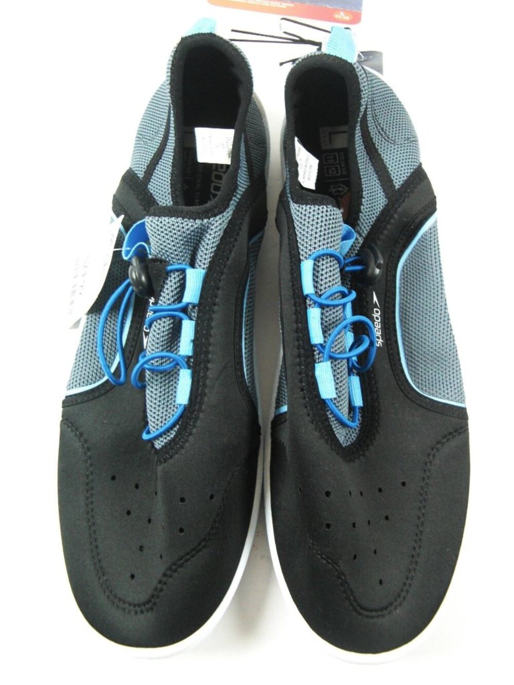 Speedo Blue Flexible Water Shoes Quick Dry Non-Slip Aqua Sneakers Size 11/12 New